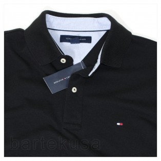 TOMMY HILFIGER CZARNA MESKA KOSZULKA POLO 